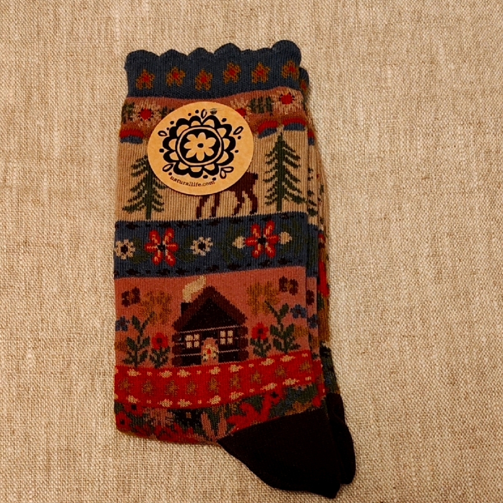 MOOSE N' CABIN SOCKS